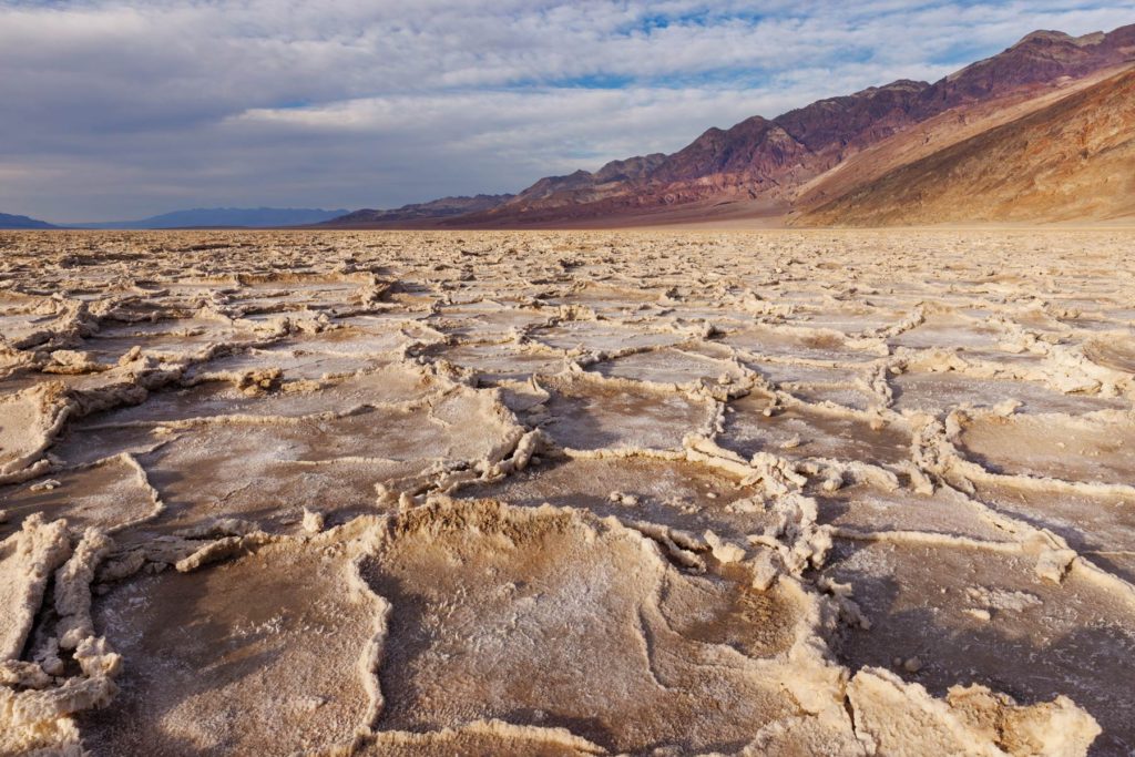 salt flats in Death Valley National Park